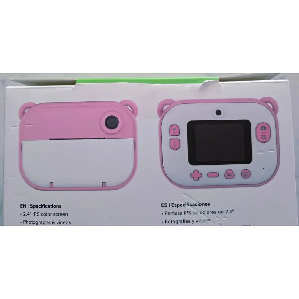 myFirst Camera Insta2 Starter Bundel! Color: Pink ( Prints Black & White Photos)